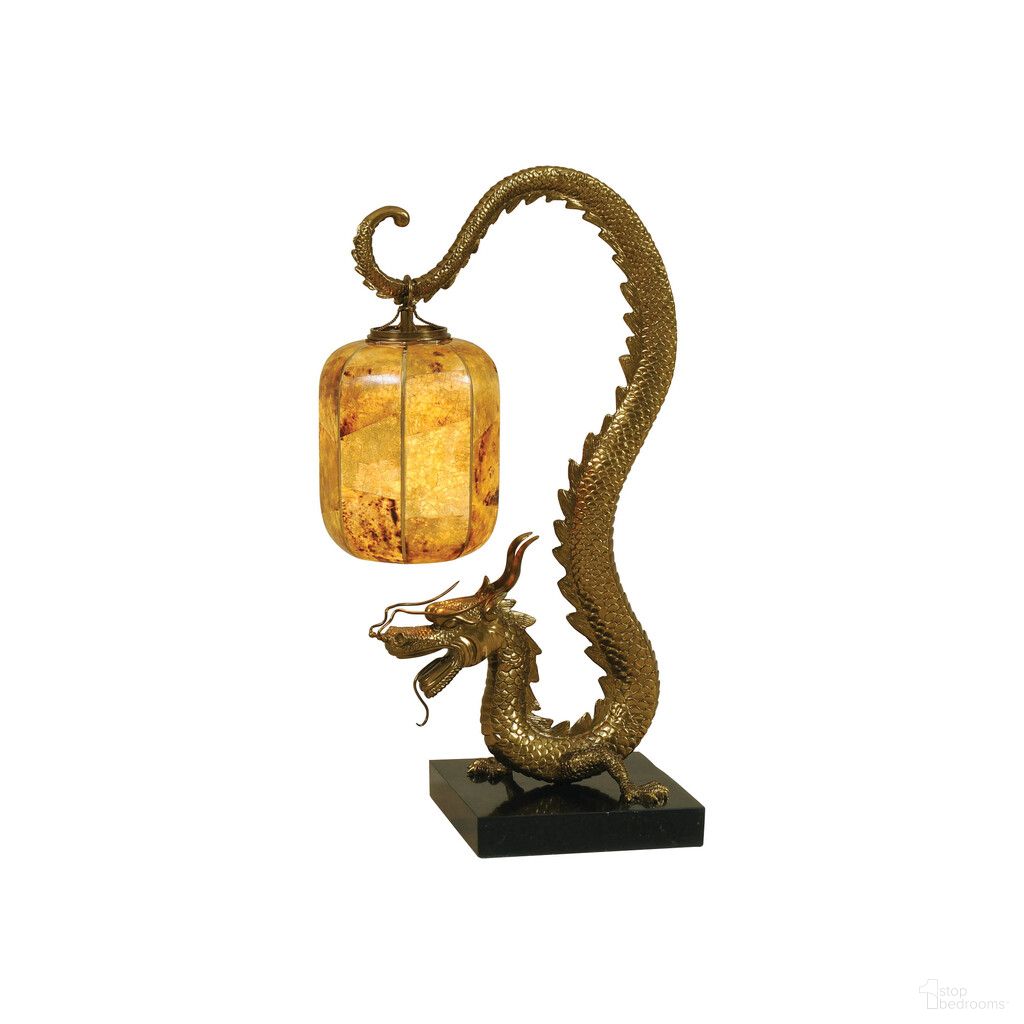 Dragon Lamp In Brass
