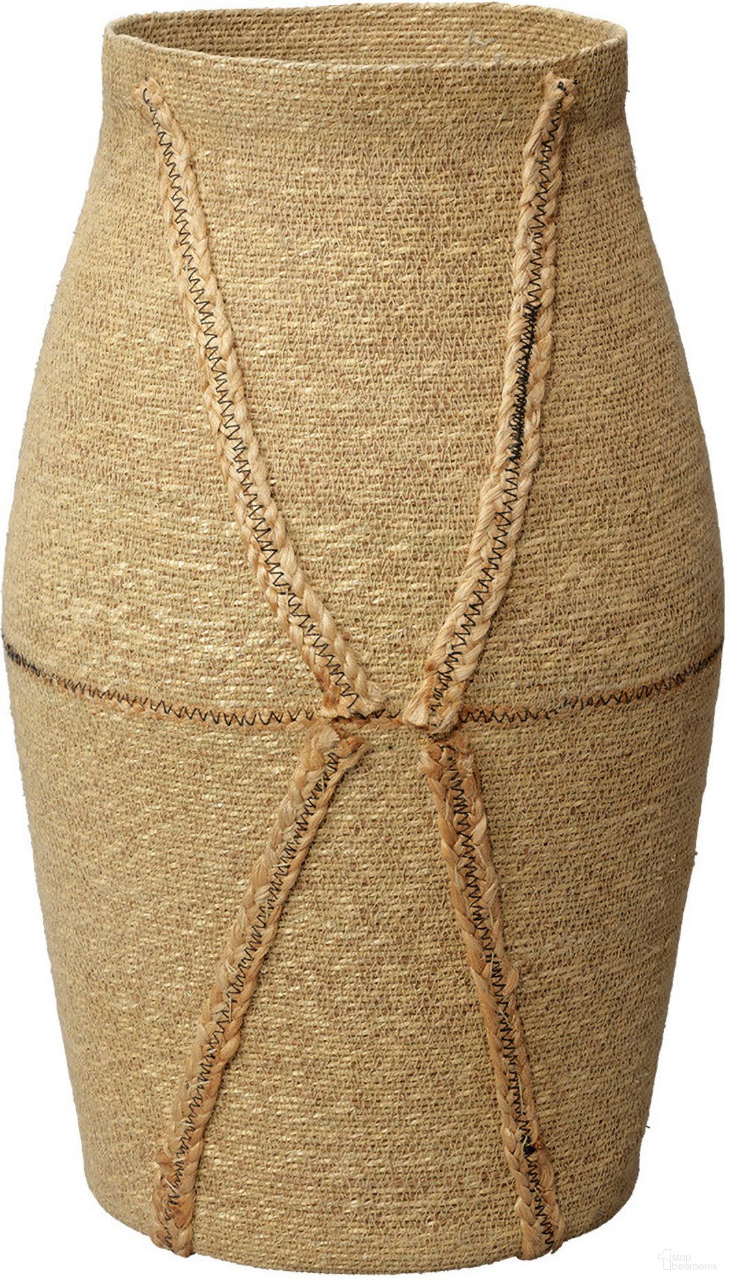 The appearance of Dragonfly Seagrass Basket In Natural designed by Jamie Young Company in the coastal interior design. This natural piece of furniture was selected by 1StopBedrooms from Dragonfly Collection to add a touch of cosiness and style into your home. Sku: 10DRAG-BANA. Material: Seagrass.