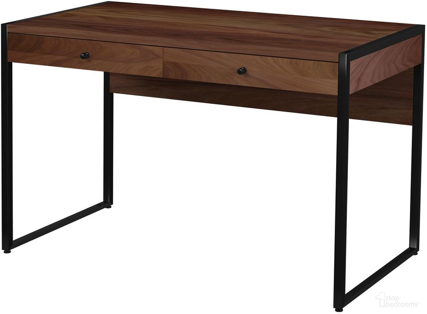 The appearance of Drake 2-Drawer Walnut Writing Desk In Dark Brown designed by Butler Specialty Company in the transitional interior design. This dark brown piece of furniture was selected by 1StopBedrooms from Drake Collection to add a touch of cosiness and style into your home. Sku: 5574421. Material: MDF.