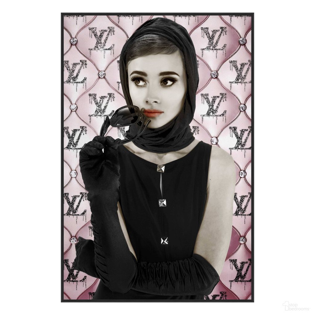 Dramatic Elegant Portrait in Designer Style Canvas Wall Art In Multi