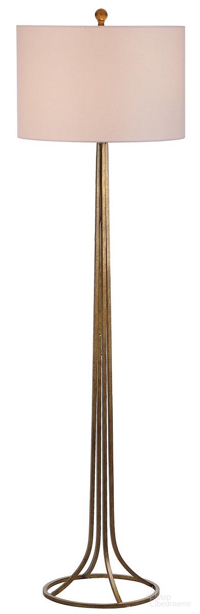 The appearance of Draven Antique Bronze 60 Inch Floor Lamp designed by Safavieh in the modern / contemporary interior design. This antique bronze piece of furniture was selected by 1StopBedrooms from Safavieh LIT Collection to add a touch of cosiness and style into your home. Sku: LIT4514A. Material: Iron.