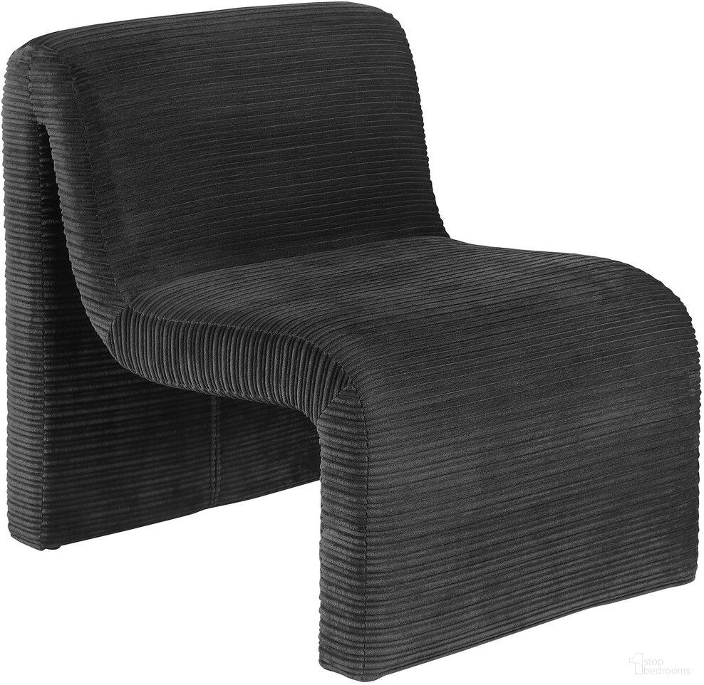 The appearance of Drayton Upholstered Curved Armless Accent Chair In Black designed by Coaster in the modern / contemporary interior design. This black piece of furniture was selected by 1StopBedrooms from Drayton Collection to add a touch of cosiness and style into your home. Sku: 907526. Material: Polyester.