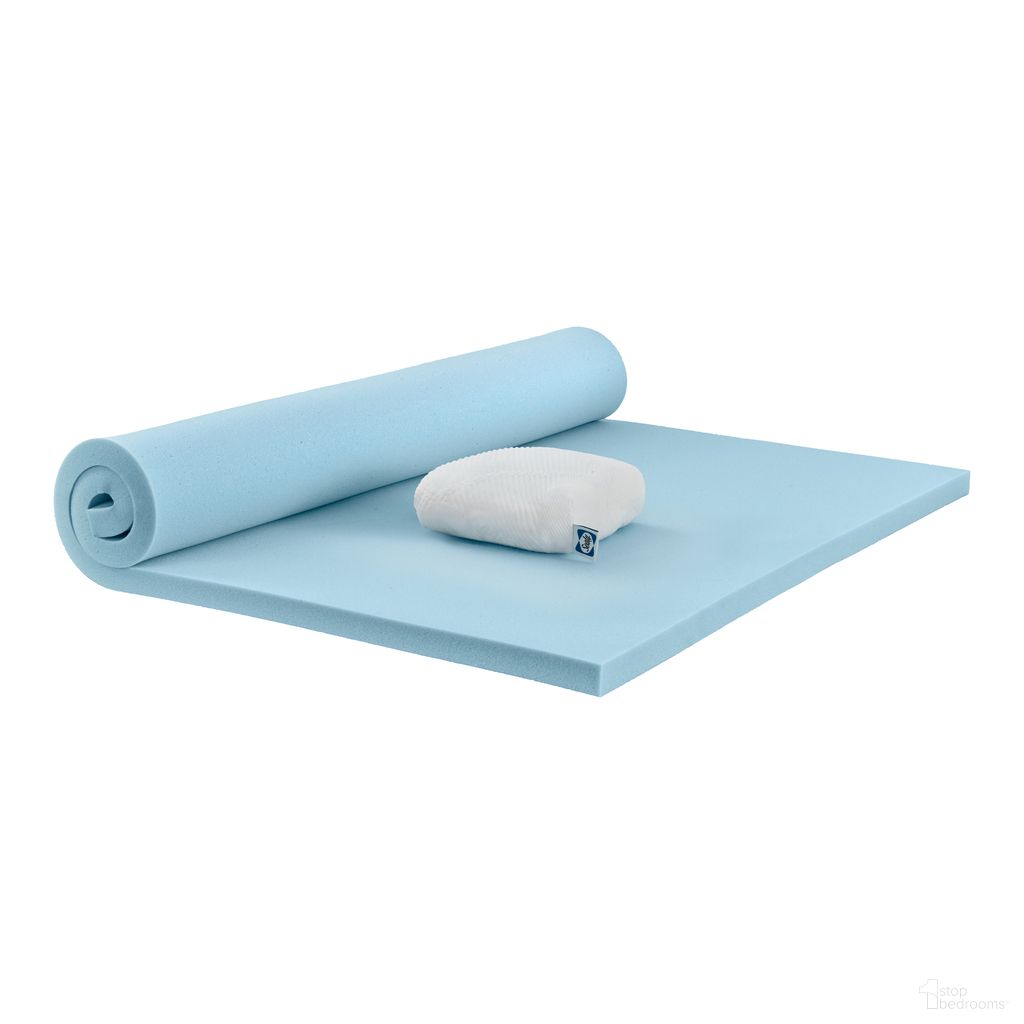 The appearance of Dreamlife 2 Inch Twin XL Gel Memory Foam Mattress Topper with Cooling Cover designed by Sealy in the modern / contemporary interior design. This blue piece of furniture was selected by 1StopBedrooms from Dreamlife Collection to add a touch of cosiness and style into your home. Sku: F02-00245-TX0. Material: Polyester. Mattress Size: Twin XL. Bed Size: Twin XL.