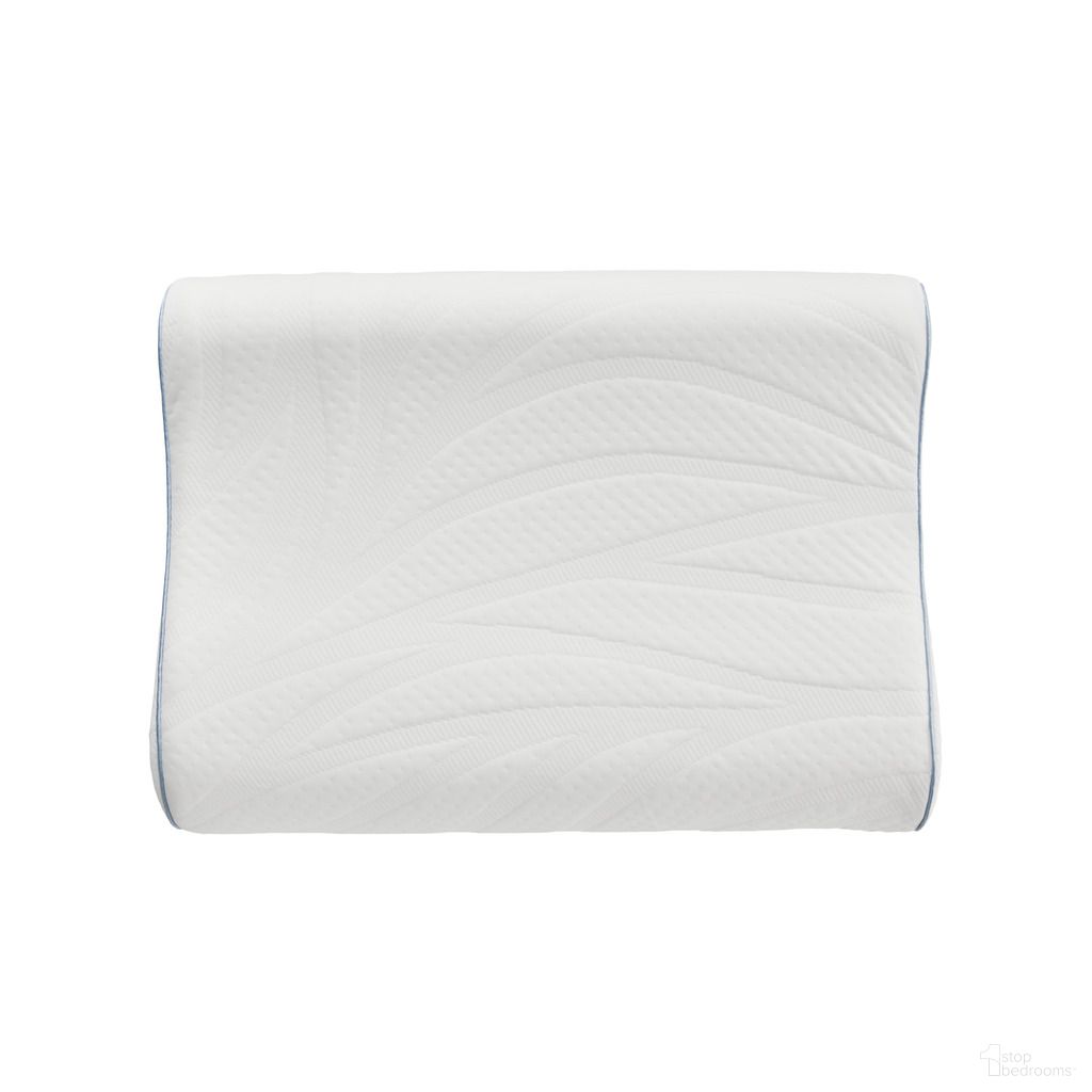The appearance of Dreamlife Contour Standard Memory Foam Pillow designed by Sealy in the modern / contemporary interior design. This white piece of furniture was selected by 1StopBedrooms from Dreamlife Collection to add a touch of cosiness and style into your home. Sku: F01-00846-CP0. Material: Polyethylene.