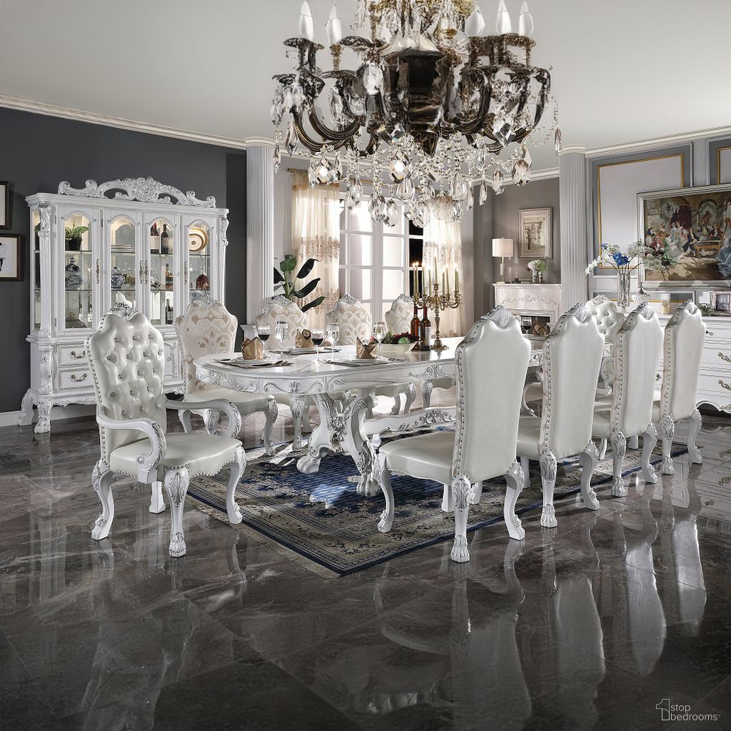 Dresden Dining Room Set In Bone White