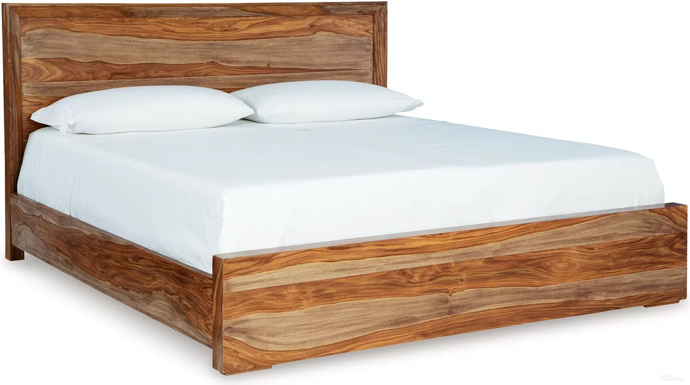The appearance of Dressonni Queen Panel Bed In Brown designed by Signature Design by Ashley in the modern / contemporary interior design. This brown piece of furniture was selected by 1StopBedrooms from Dressonni Collection to add a touch of cosiness and style into your home. Sku: B790-81;B790-96. Bed Type: Panel Bed. Material: Wood. Bed Size: Queen.