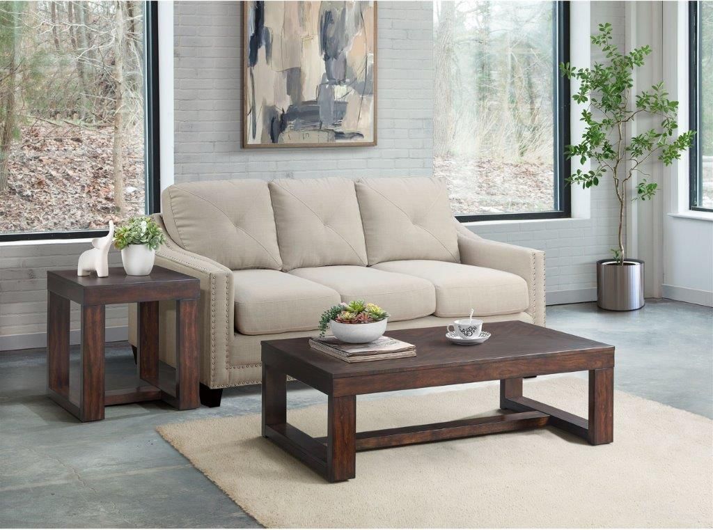 The appearance of Drew Cherry Rectangular Occasional Table Set designed by Picket House in the traditional interior design. This brown piece of furniture  was selected by 1StopBedrooms from Berlin Collection to add a touch of cosiness and style into your home. Sku: THY100CTE;THY100ETE. Material: MDF.