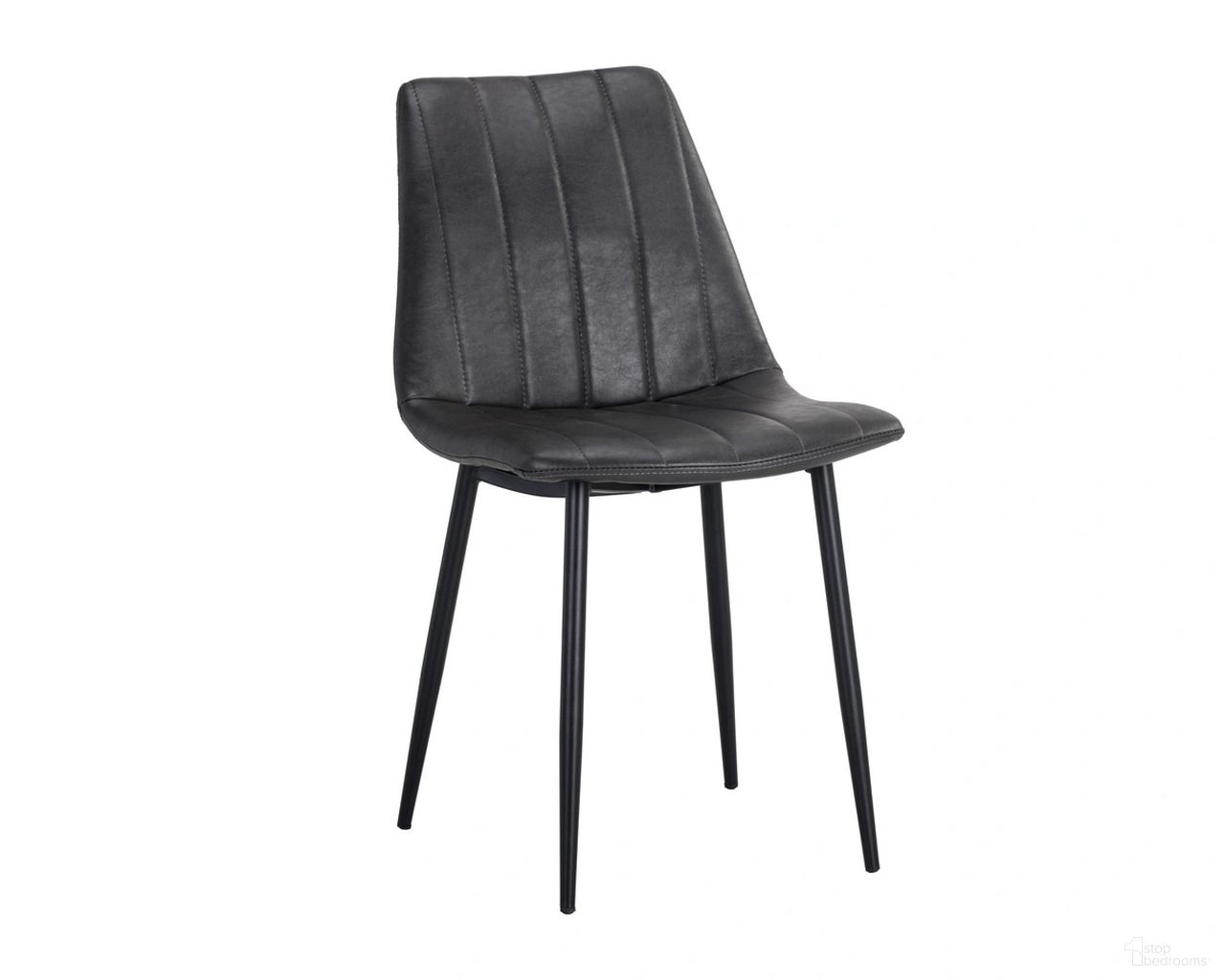 Drew Dining Chair Set of 2 In Bravo Portabella