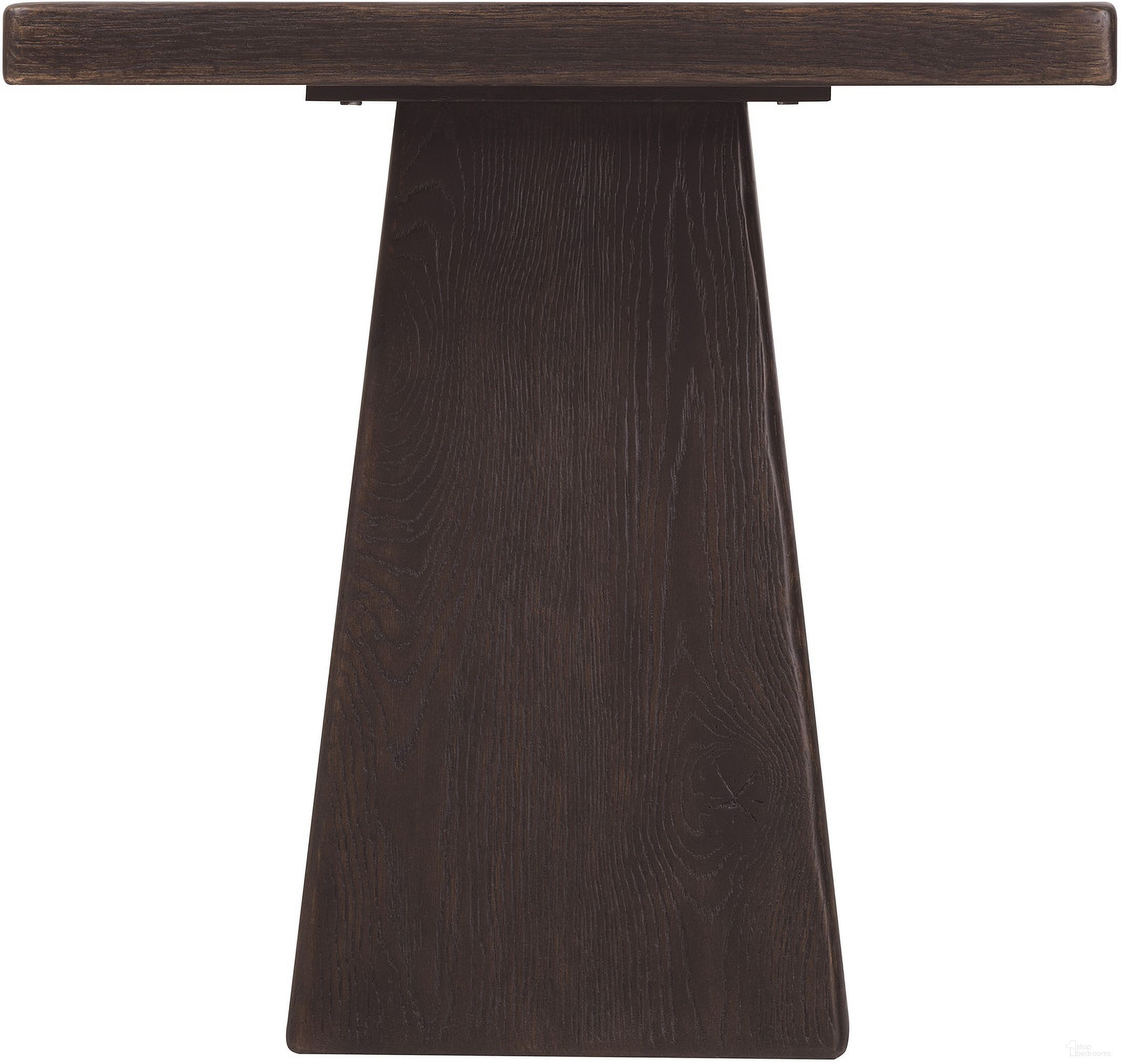 The appearance of Driftwood End Table In Burnt Timber designed by Hooker in the transitional interior design. This burnt timber piece of furniture  was selected by 1StopBedrooms from Driftwood Collection to add a touch of cosiness and style into your home. Sku: 6820-80113-99. Material: Solid Oak.