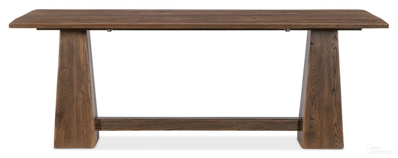 The appearance of Driftwood Flip-Top Console Table In Medium Wood designed by Hooker in the transitional interior design. This medium wood piece of furniture was selected by 1StopBedrooms from Driftwood Collection to add a touch of cosiness and style into your home. Sku: 6820-85003-85. Material: Solid Oak.