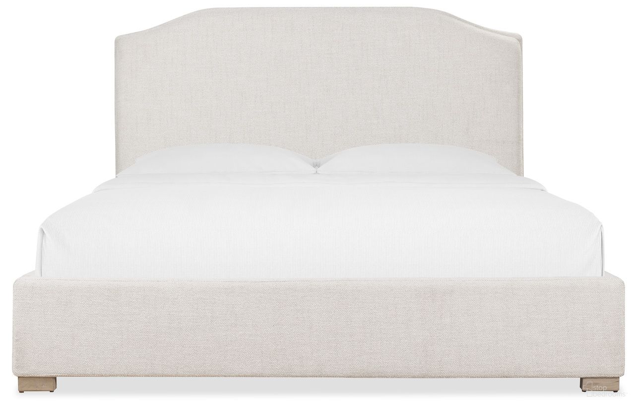Driftwood Queen Upholstered Bed In Beige