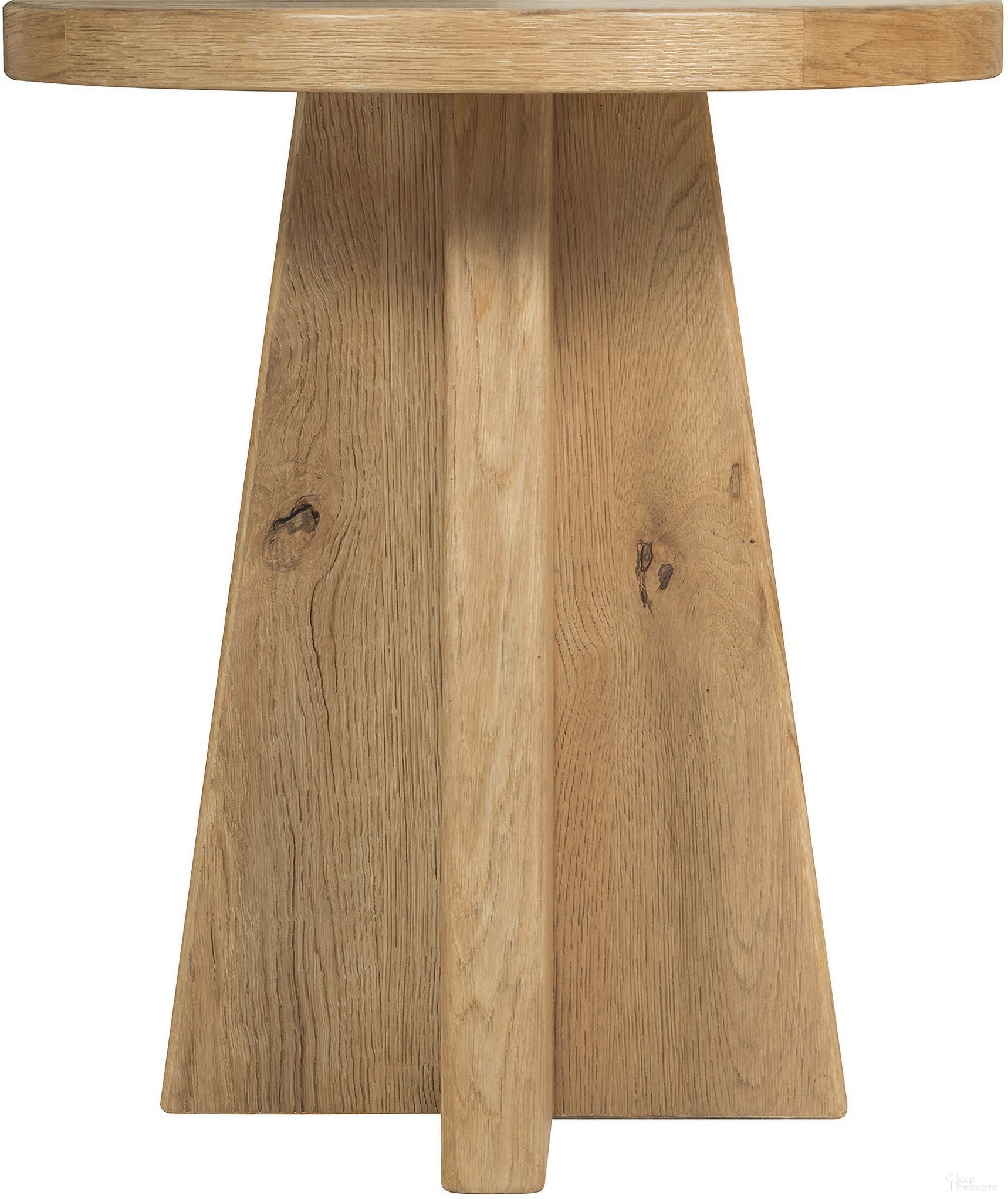 The appearance of Driftwood Round End Table In Light Wood designed by Hooker in the transitional interior design. This light wood piece of furniture was selected by 1StopBedrooms from Driftwood Collection to add a touch of cosiness and style into your home. Sku: 6820-80213-80. Material: Solid Oak.