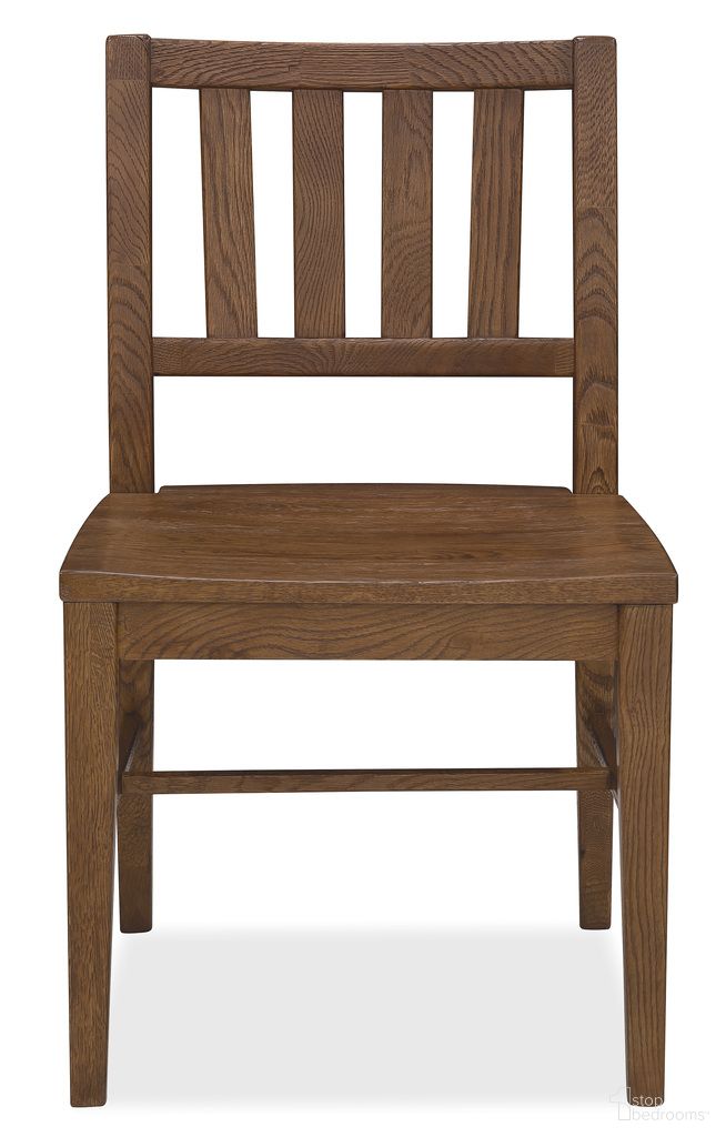 The appearance of Driftwood Splatback Side Chair In Medium Wood designed by Hooker in the transitional interior design. This medium wood piece of furniture was selected by 1StopBedrooms from Driftwood Collection to add a touch of cosiness and style into your home. Sku: 6820-75311-85. Material: Solid Oak. Chair Type: Side Chair.