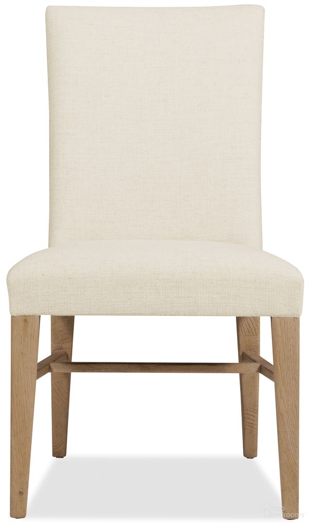 The appearance of Driftwood Upholstered Side Chair In Beige and Light Wood designed by Hooker in the transitional interior design. This beige/light wood piece of furniture was selected by 1StopBedrooms from Driftwood Collection to add a touch of cosiness and style into your home. Sku: 6820-75512-80. Material: Solid Oak. Chair Type: Side Chair.
