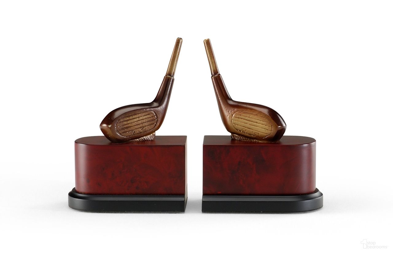 The appearance of Driver Bookends (Pr) In Gold designed by Wildwood in the modern / contemporary interior design. This gold piece of furniture  was selected by 1StopBedrooms from Wildwood Collection to add a touch of cosiness and style into your home. Sku: 393978. Material: Cast Brass.
