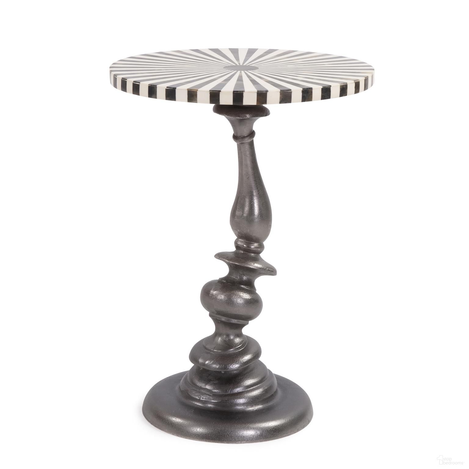 The appearance of Drunken Metal Martini Table In Silver designed by Howard Elliott in the modern / contemporary interior design. This silver piece of furniture  was selected by 1StopBedrooms from  to add a touch of cosiness and style into your home. Sku: 81029. Material: Aluminum.