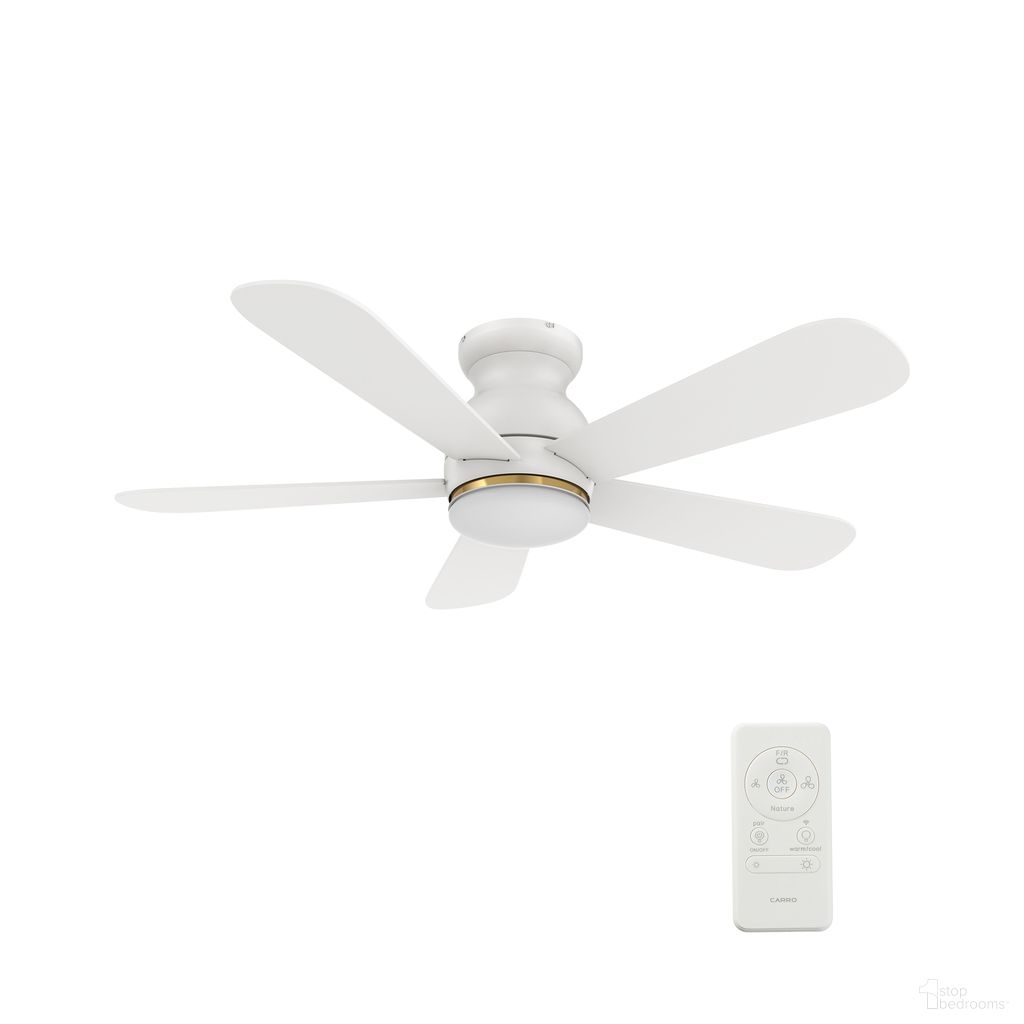 The appearance of Dubois 48 Inch 5-Blade Flush Mount Smart Ceiling Fan with LED Light and Remote In White designed by Carro USA in the traditional interior design. This white piece of furniture was selected by 1StopBedrooms from Dubois Collection to add a touch of cosiness and style into your home. Sku: SFR485Q-L12-W1-1-FM. Material: Plywood.