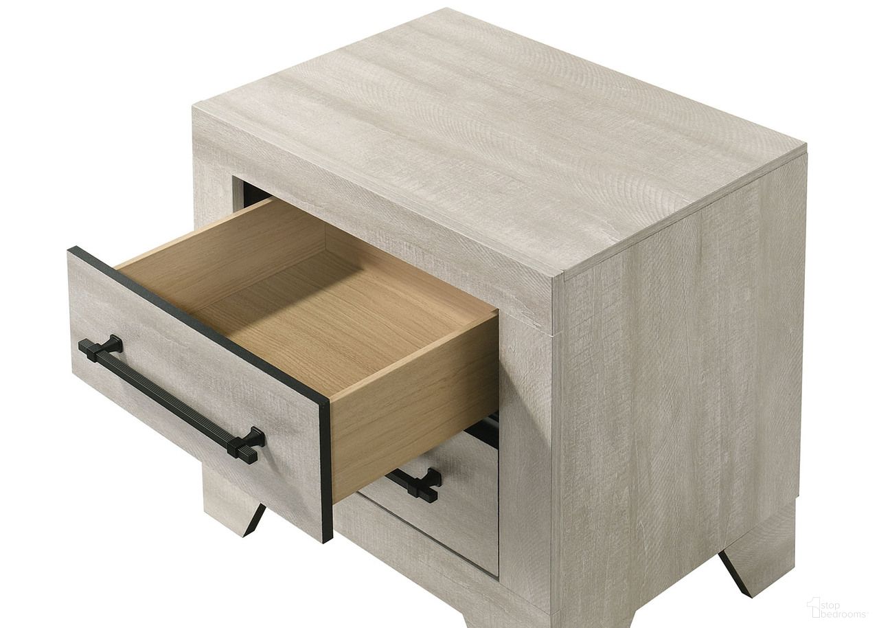 Dubuque Nightstand In Light Gray