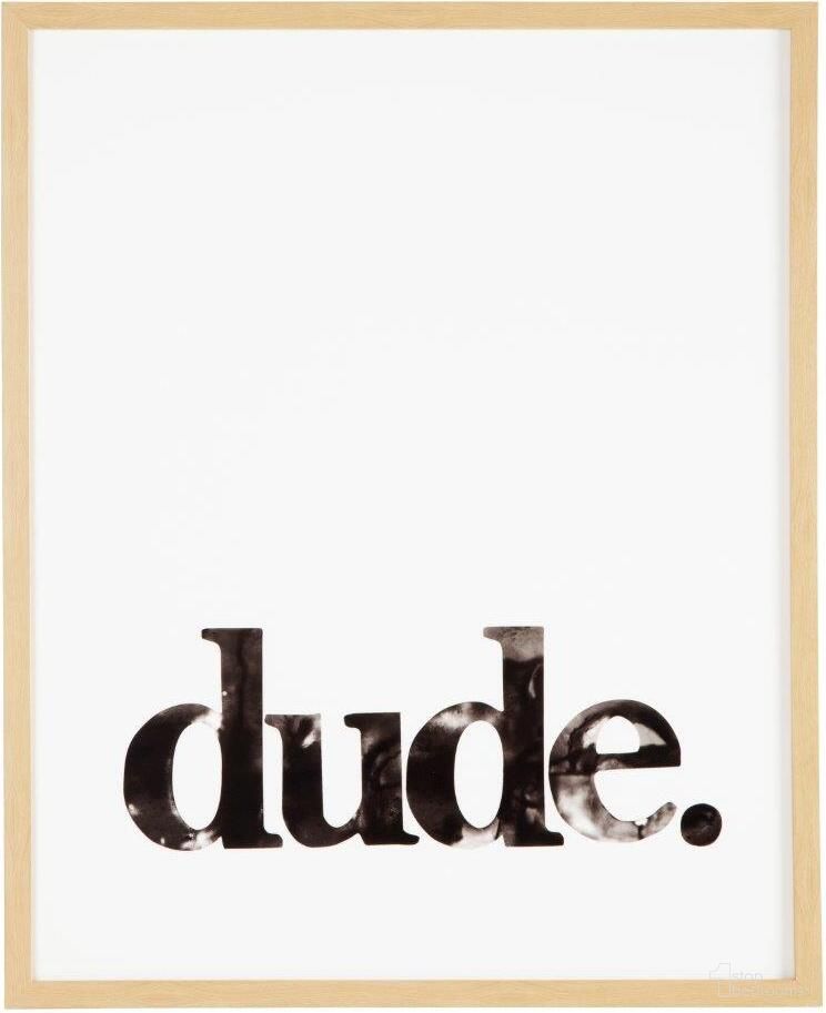 Dude Black And White Wall Art by Ashley Furniture | 1StopBedrooms