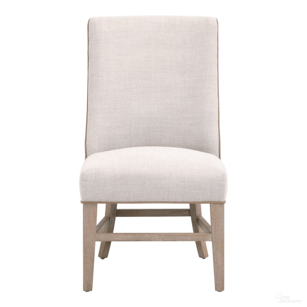 The appearance of Essentials Duet Head Chair In Bisque and Natural Gray designed by Essentials For Living in the transitional interior design. This bisque/natural gray piece of furniture was selected by 1StopBedrooms from Essentials Collection to add a touch of cosiness and style into your home. Sku: 6490UP.NG/BIS/IVT. Material: Ash Wood. Chair Type: Side Chair.