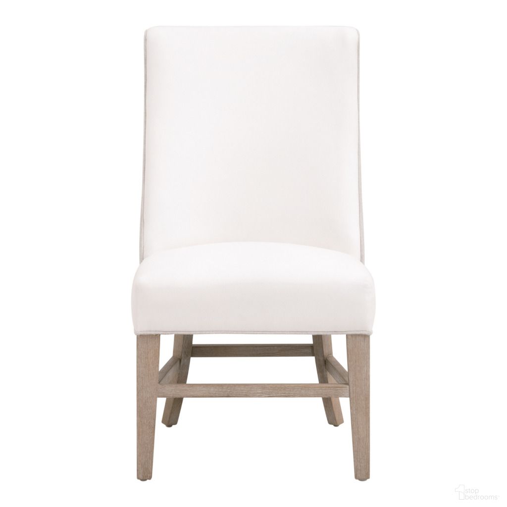The appearance of Essentials Duet Head Chair In Peyton Pearl and Natural Gray designed by Essentials For Living in the transitional interior design. This peyton pearl/natural gray piece of furniture was selected by 1StopBedrooms from Essentials Collection to add a touch of cosiness and style into your home. Sku: 6490UP.NG/LPPRL/BIS. Material: Ash Wood. Chair Type: Side Chair.