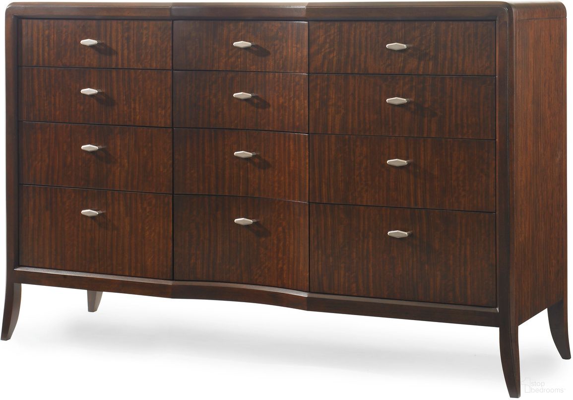 The appearance of Dufrene Dresser In Paragon designed by Century Furniture in the transitional interior design. This paragon piece of furniture was selected by 1StopBedrooms from Paragon Club Collection to add a touch of cosiness and style into your home. Sku: 41H-206. Material: Veneer.