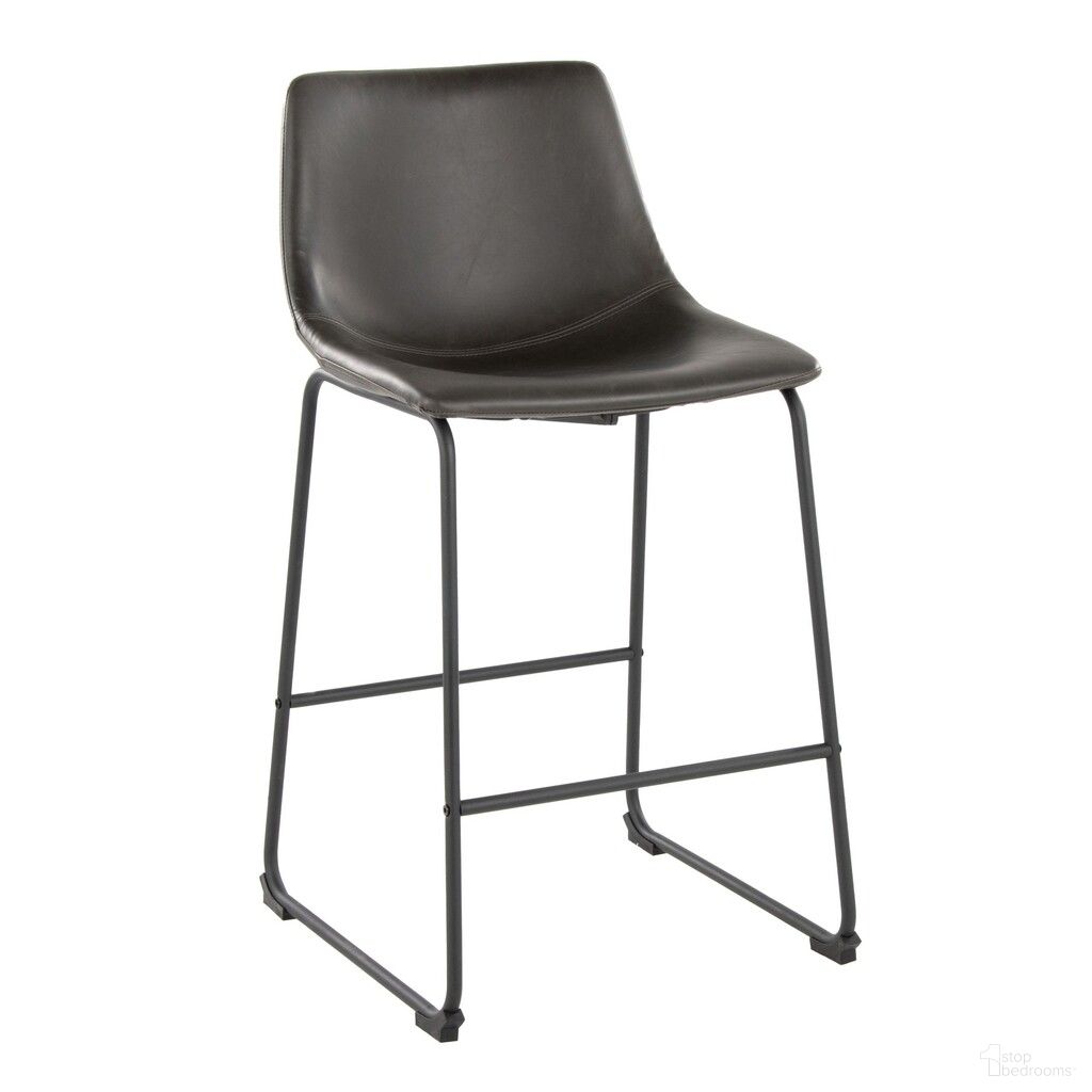 The appearance of Duke 26 Inch Fixed Height Counter Stool In Black and Grey designed by Lumisource in the modern / contemporary interior design. This black and grey piece of furniture was selected by 1StopBedrooms from Duke Collection to add a touch of cosiness and style into your home. Sku: B26-DUKEPU BKGY. Material: Foam.