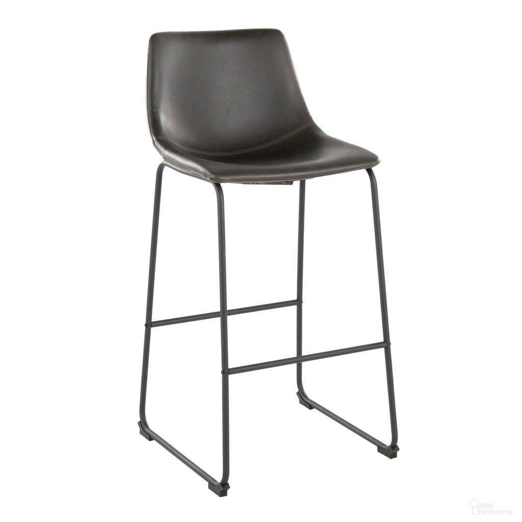 The appearance of Duke 30 Inch Fixed Height Barstool In Black and Grey designed by Lumisource in the modern / contemporary interior design. This black and grey piece of furniture was selected by 1StopBedrooms from Duke Collection to add a touch of cosiness and style into your home. Sku: B30-DUKEPU BKGY. Material: Foam.