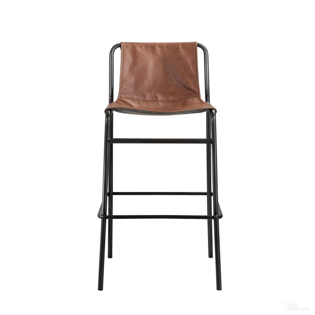 The appearance of Duke Counter Stool In Light Brown and Light Black designed by LH Imports in the industrial interior design. This light brown/light black piece of furniture was selected by 1StopBedrooms from Duke Collection to add a touch of cosiness and style into your home. Sku: CLA-08. Material: Iron.