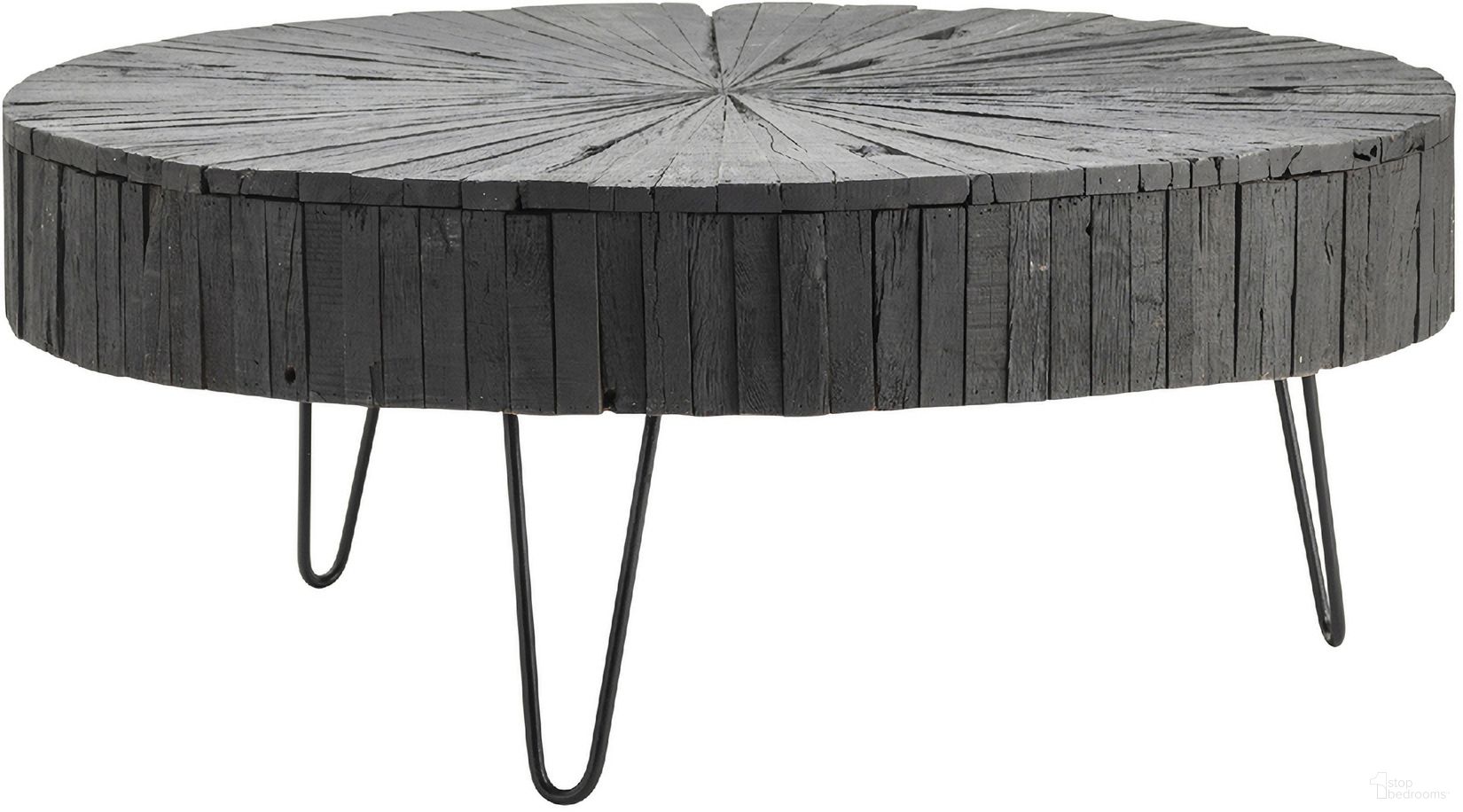 The appearance of Dummond Cocktail Table In Black designed by Crestview Collection in the rustic / southwestern interior design. This black piece of furniture was selected by 1StopBedrooms from to add a touch of cosiness and style into your home. Sku: CVFNR770. Material: Solid Wood.