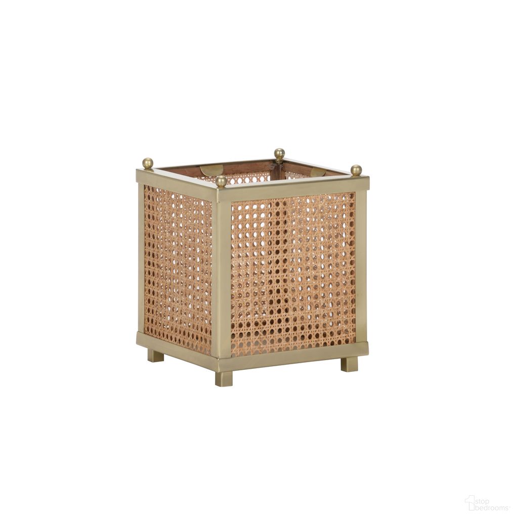 The appearance of Dunbar Cachepot In Tan designed by Wildwood in the modern / contemporary interior design. This tan piece of furniture was selected by 1StopBedrooms from Meg Braff Collection to add a touch of cosiness and style into your home. Sku: 193076. Material: Cane.