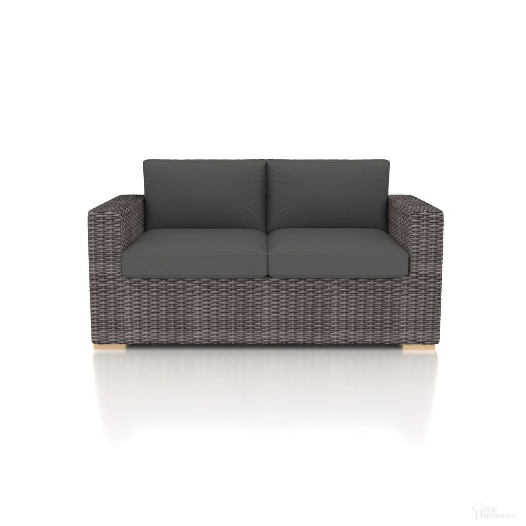 The appearance of Dune Loveseat In Canvas Charcoal and Driftwood designed by Harmonia Living in the modern / contemporary interior design. This canvas charcoal/driftwood piece of furniture was selected by 1StopBedrooms from Dune Collection to add a touch of cosiness and style into your home. Sku: HL-DUNE-DW-LS-CC. Material: Teak.