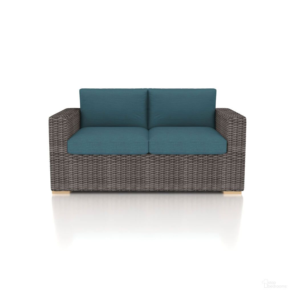 The appearance of Dune Loveseat In Cast Lagoon and Driftwood designed by Harmonia Living in the modern / contemporary interior design. This cast lagoon/driftwood piece of furniture  was selected by 1StopBedrooms from Dune Collection to add a touch of cosiness and style into your home. Sku: HL-DUNE-DW-LS-CL. Material: Teak.