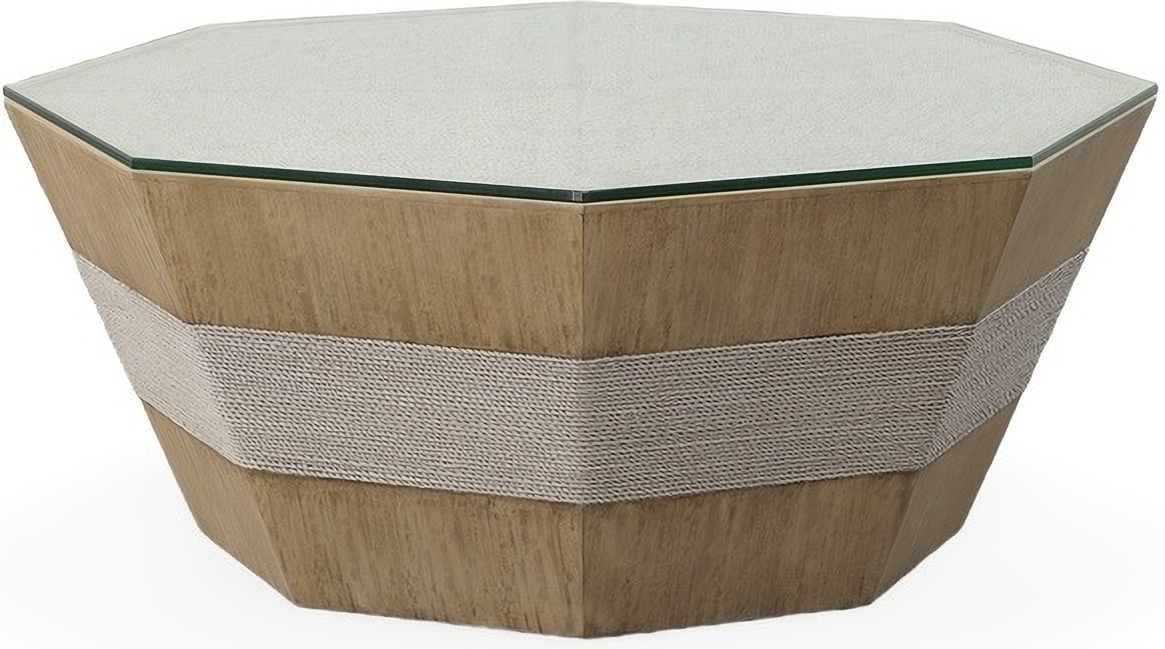 Dunes Coffee Table In Tan and Grey by Century Furniture 1StopBedrooms