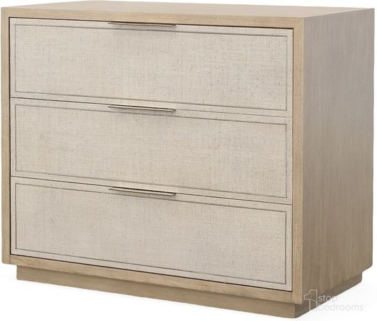 The appearance of Dunes Three Drawer Chest In Tan and Grey designed by Century Furniture in the modern / contemporary interior design. This tan and grey piece of furniture was selected by 1StopBedrooms from Curate Collection to add a touch of cosiness and style into your home. Sku: CT6028-DN. Material: Wood.