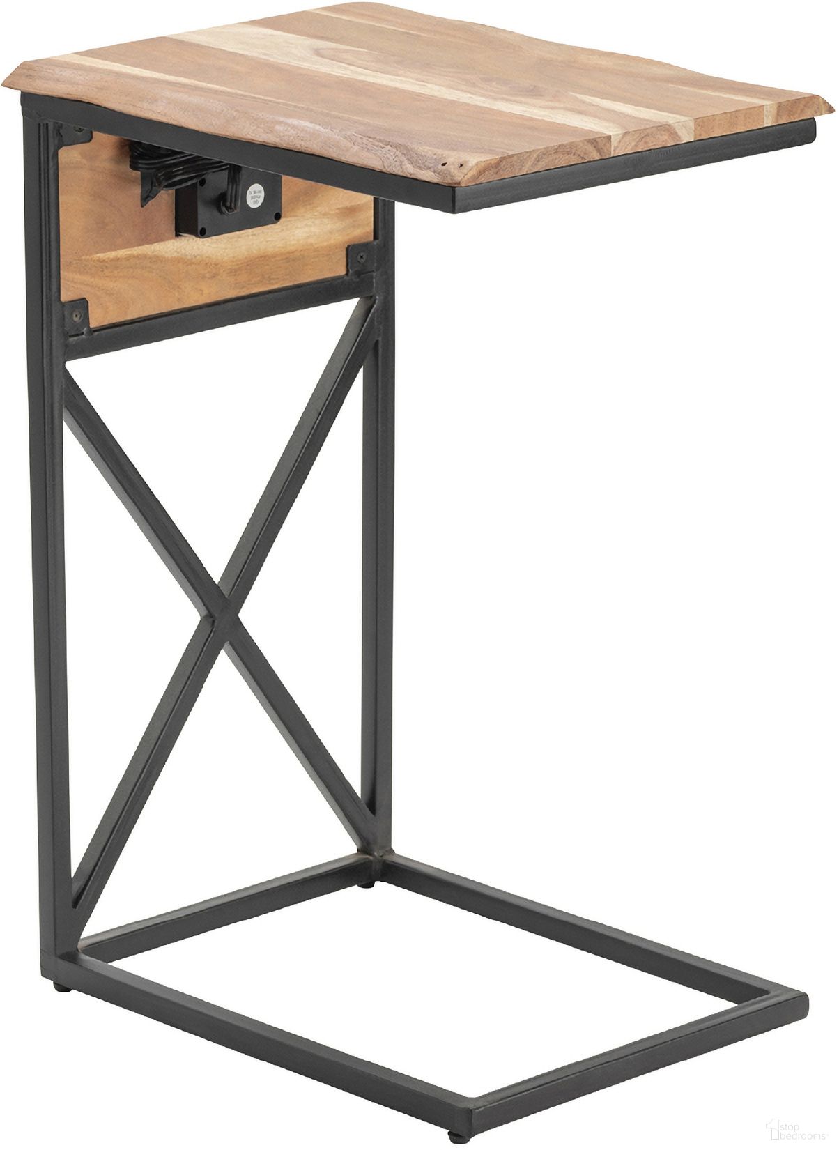 Dunwell Accent Table In Brown and Black