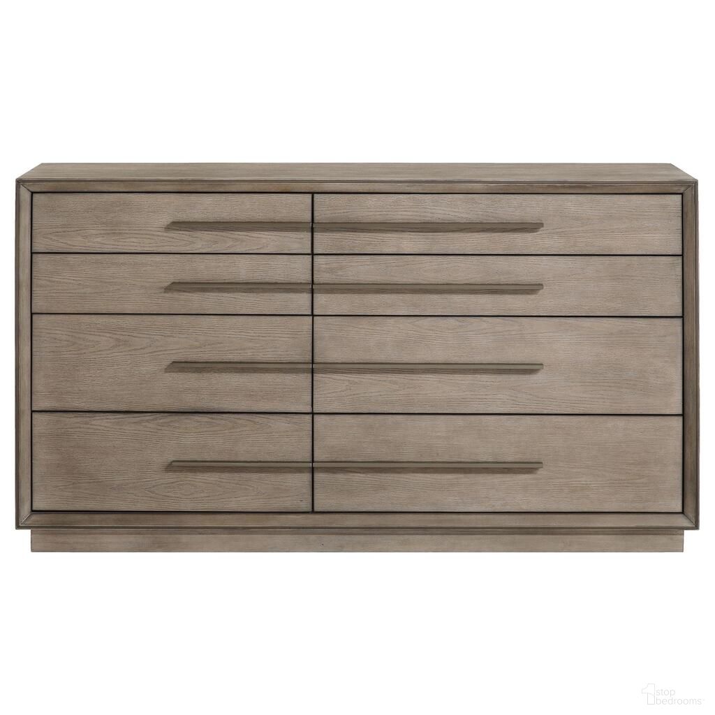 The appearance of Durango 8-Drawer Dresser In Washed Oak designed by Coaster in the modern / contemporary interior design. This washed oak piece of furniture was selected by 1StopBedrooms from Durango Collection to add a touch of cosiness and style into your home. Sku: 223273. Material: Wood.