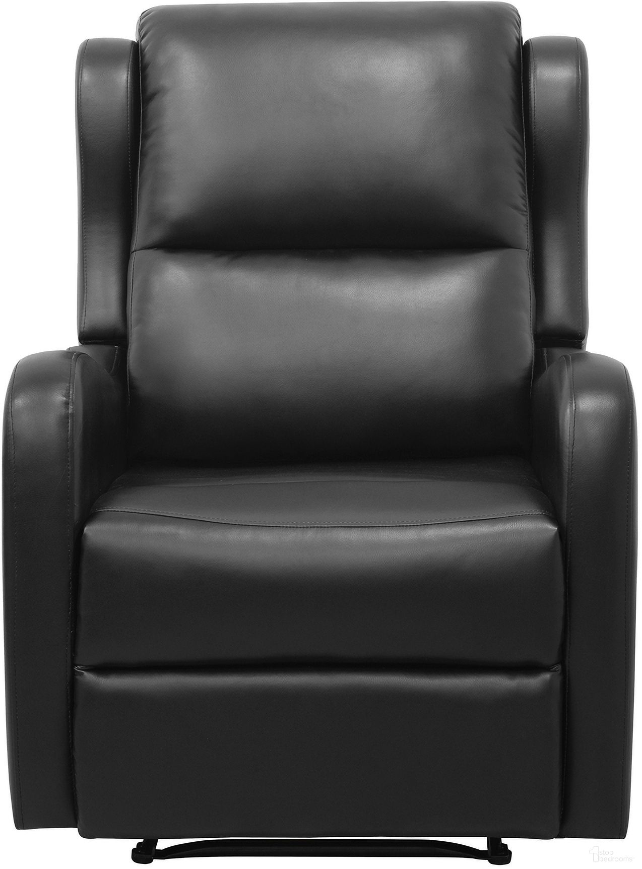 The appearance of Durant Reclining Chair In Black designed by Homelegance in the modern / contemporary interior design. This black piece of furniture was selected by 1StopBedrooms from Durant Collection to add a touch of cosiness and style into your home. Sku: 8527BLK-1. Material: Faux Leather.