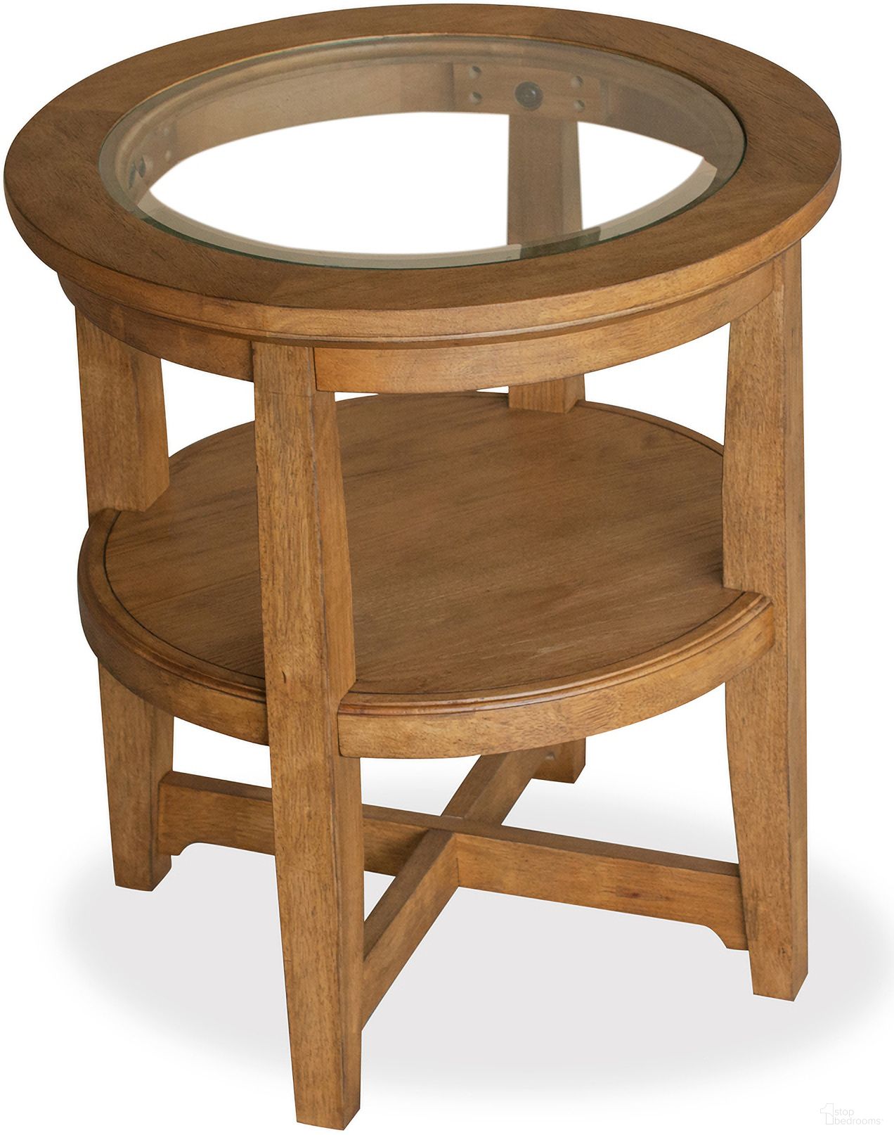The appearance of Durant Shelf End Table In Honey Brown designed by Magnussen in the transitional interior design. This honey brown piece of furniture was selected by 1StopBedrooms from Durant Collection to add a touch of cosiness and style into your home. Sku: T5814-02. Material: Oak Veneer.