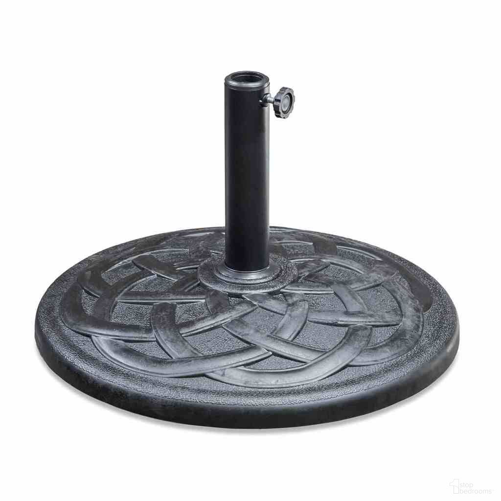 Duro Round Umbrella Base In Black