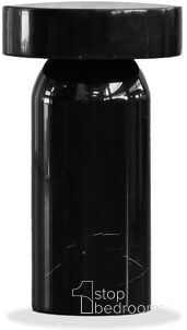 The appearance of Duro Tall End Table In Black designed by Mobital in the modern / contemporary interior design. This black piece of furniture  was selected by 1StopBedrooms from Duro Collection to add a touch of cosiness and style into your home. Sku: WEN-DURO-BLAC-TALL9. Material: Marble.