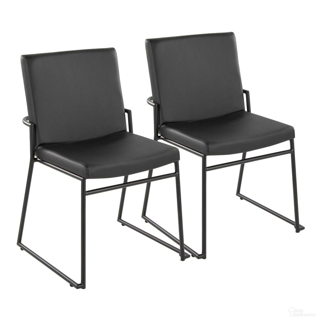 Dutchess Dining Chair Set of 2 In Black