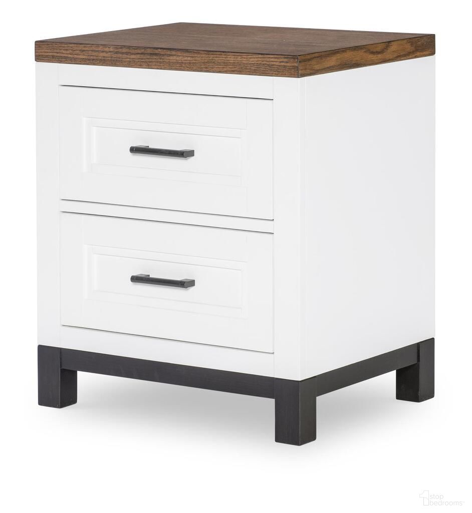 The appearance of Dutton 2 Drawer Nightstand In Natural White designed by Legacy Classic in the country / farmhouse interior design. This natural white piece of furniture was selected by 1StopBedrooms from Dutton Collection to add a touch of cosiness and style into your home. Sku: 1568-3100. Material: Hardwood.