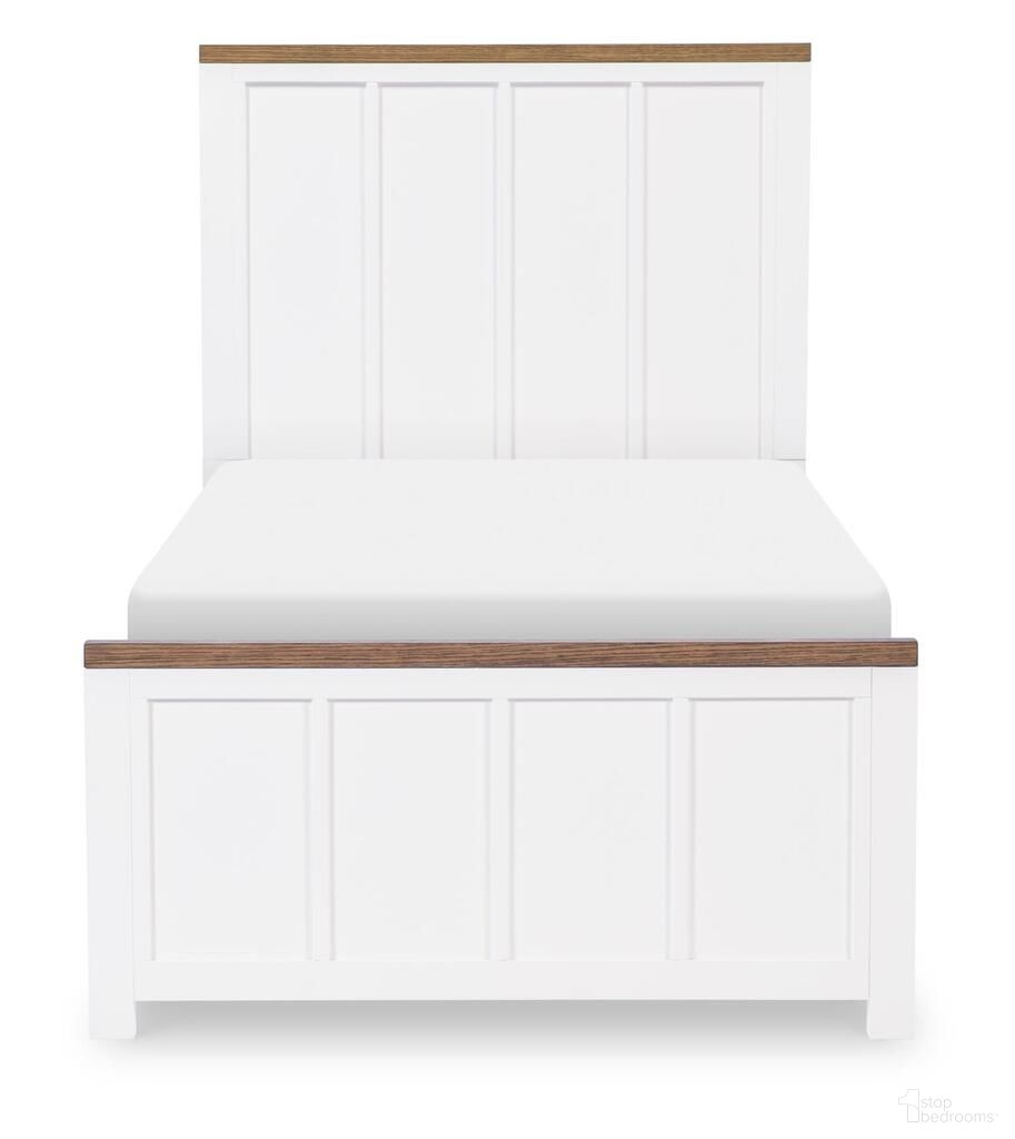 The appearance of Dutton Complete Twin Panel Bed In Natural White and Aged Black designed by Legacy Classic in the country / farmhouse interior design. This natural white/aged black piece of furniture was selected by 1StopBedrooms from Dutton Collection to add a touch of cosiness and style into your home. Sku: 1568-4103;1568-4113;1568-4900. Bed Type: Panel Bed. Bed Size: Twin. Material: Hardwood.