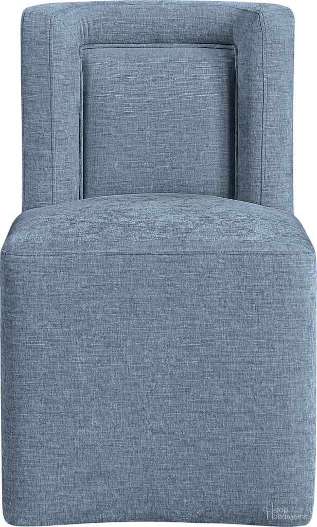 The appearance of Duvina Chenille Performance Fabric Upholstered Dining Chair In Light Blue designed by Meridian in the modern / contemporary interior design. This light blue piece of furniture was selected by 1StopBedrooms from Duvina Collection to add a touch of cosiness and style into your home. Sku: 11050LtBlu-C. Material: Chenille. Chair Type: Side Chair.