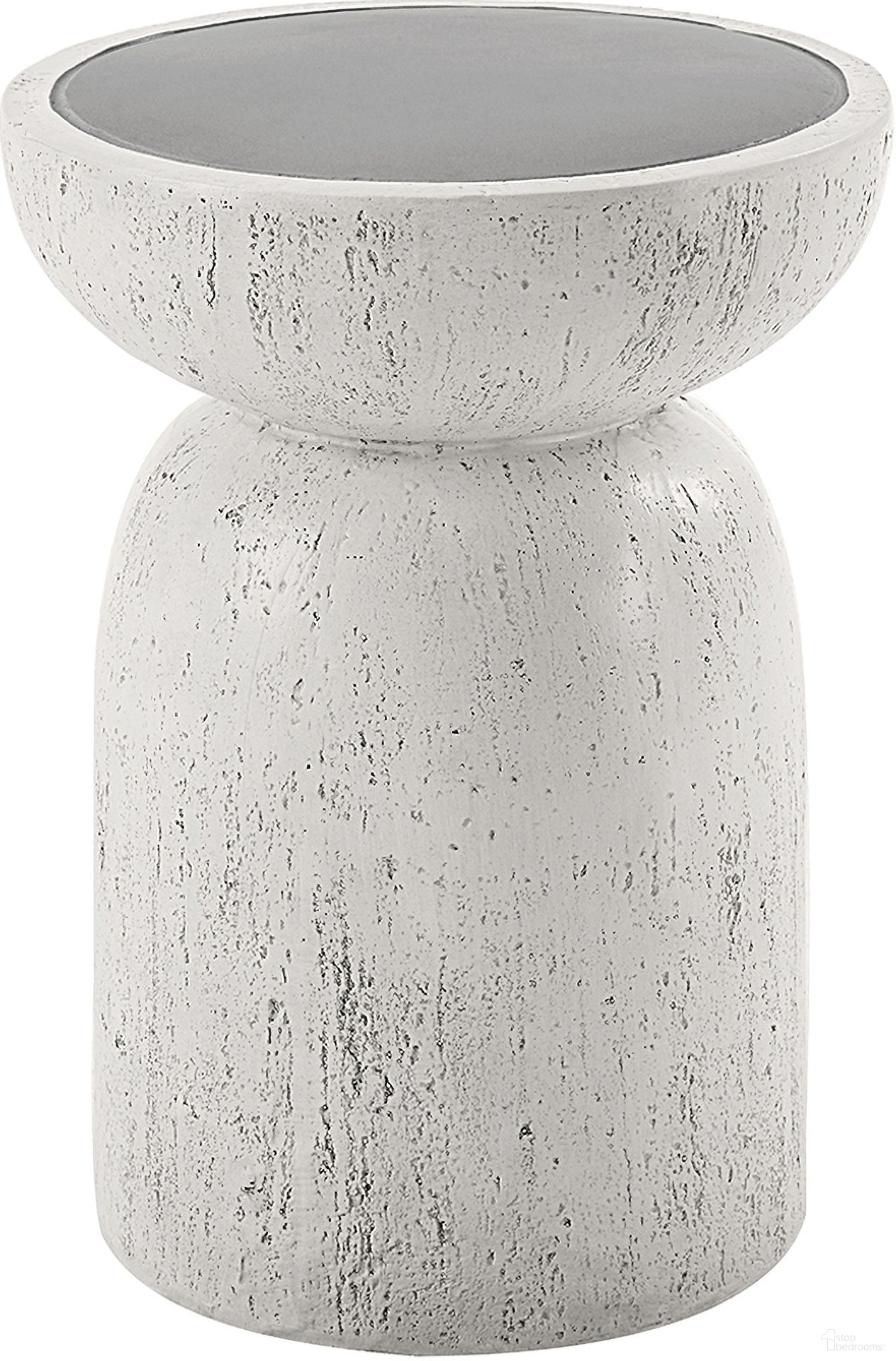 Dylana Accent Table In Natural Gray