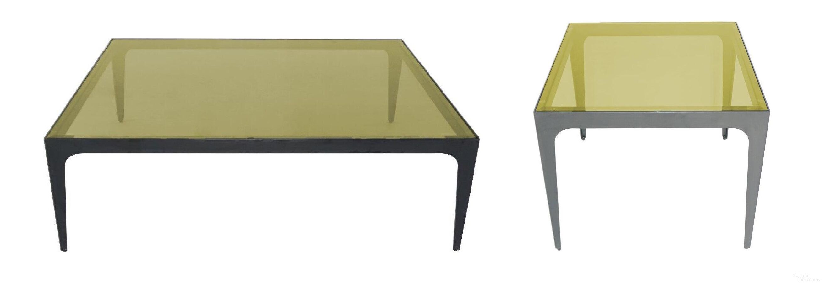 The appearance of Dynasty Occasional Table Set In Yellow designed by Bellini Modern Living in the transitional interior design. This yellow piece of furniture  was selected by 1StopBedrooms from Dynasty Collection to add a touch of cosiness and style into your home. Sku: Dynasty CT SQ YLW;Dynasty ET YEL. Material: Glass.