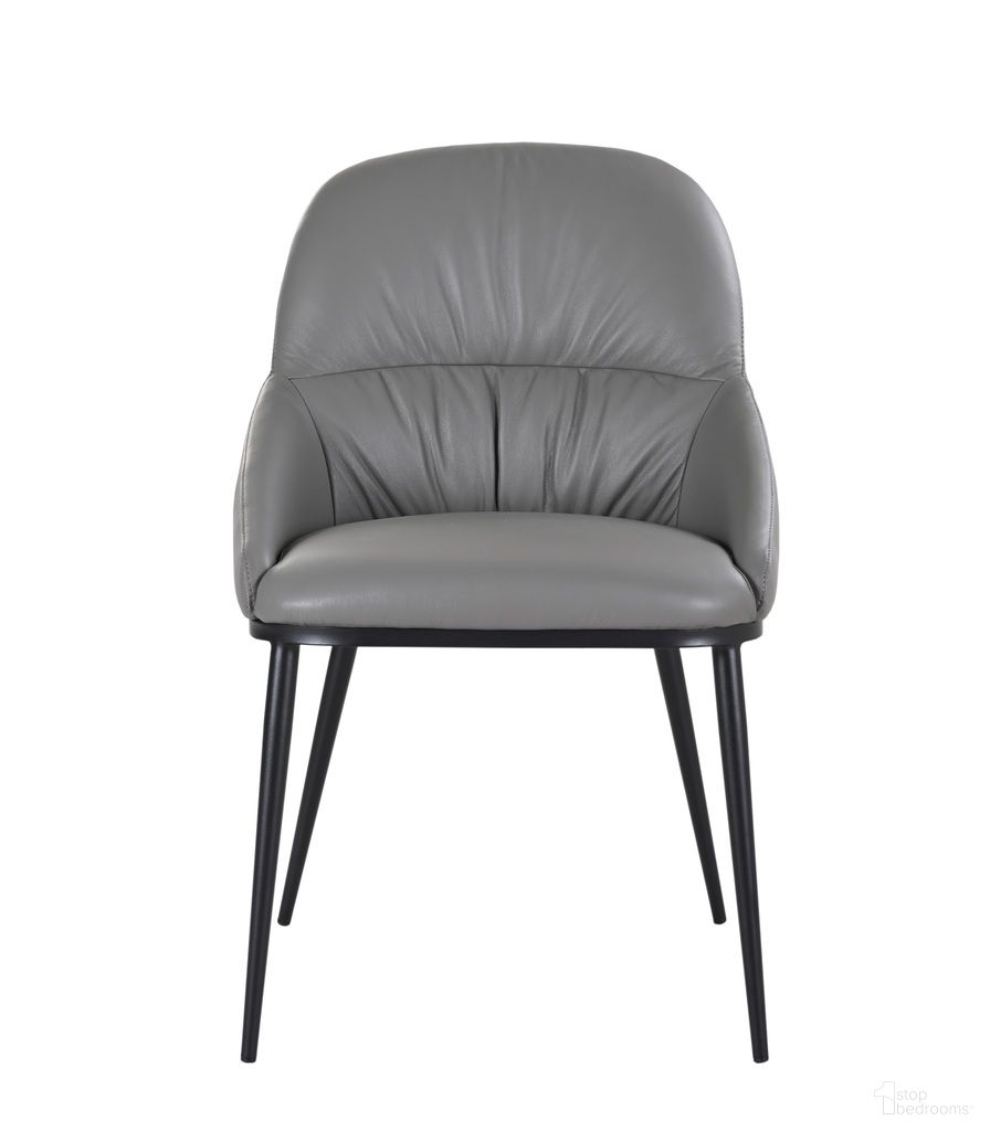 The appearance of E Kora Chair Set of 2 In Charcoal Grey designed by J&M in the modern / contemporary interior design. This charcoal grey piece of furniture was selected by 1StopBedrooms from Kora Collection to add a touch of cosiness and style into your home. Sku: 18833-CG. Chair Type: Side Chair.