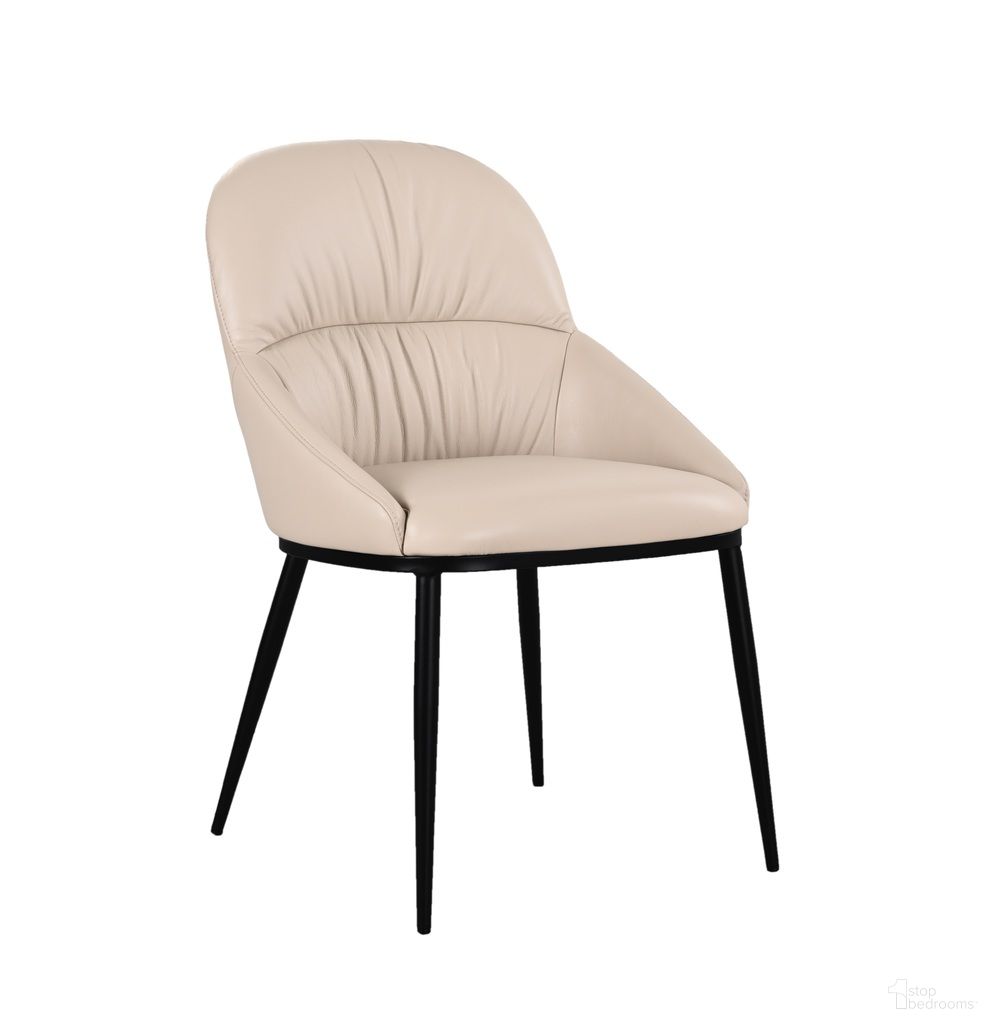 E Kora Dining Chair Set of 2 In Light Mocha