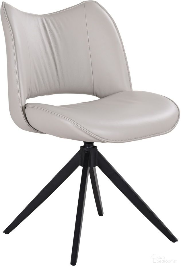 E Shiga Swivel Chair In Grey